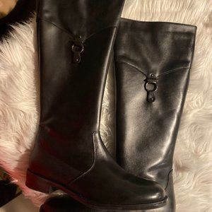 Italian Shoemaker Gilda Women's Tall Black Boots